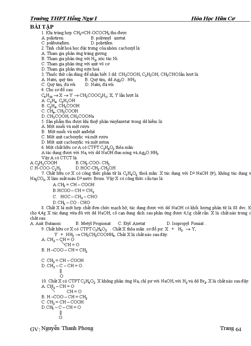 image for page Nhung kien thuc co ban cua hoa huu co