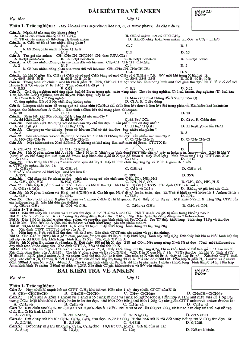 image for page Ôn thi đại học HSG phần anken