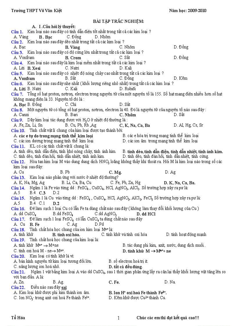 image for page Ôn thi tốt nghiệp vô cơ