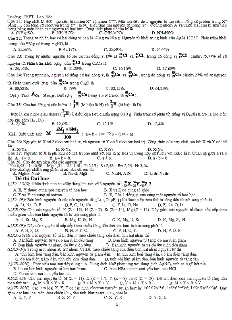 image for page Phân dạng bài tập ôn thi đại học