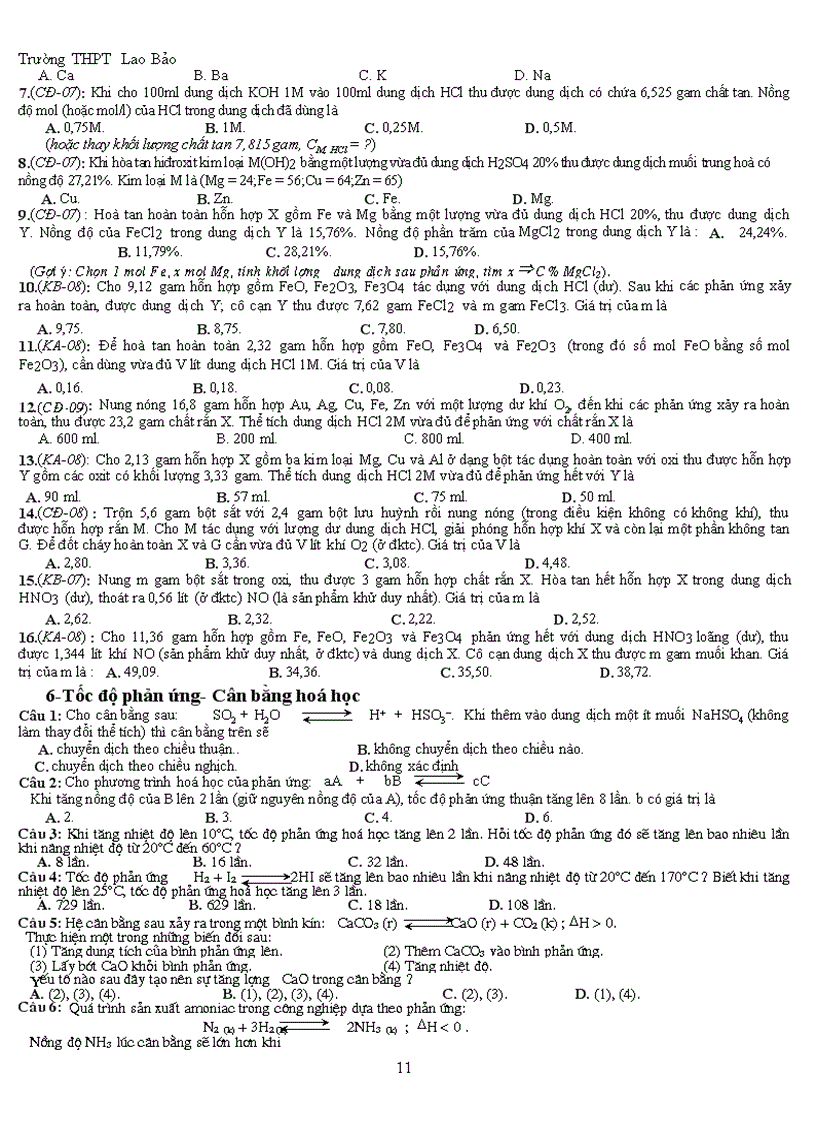 image for page Phân dạng bài tập ôn thi đại học