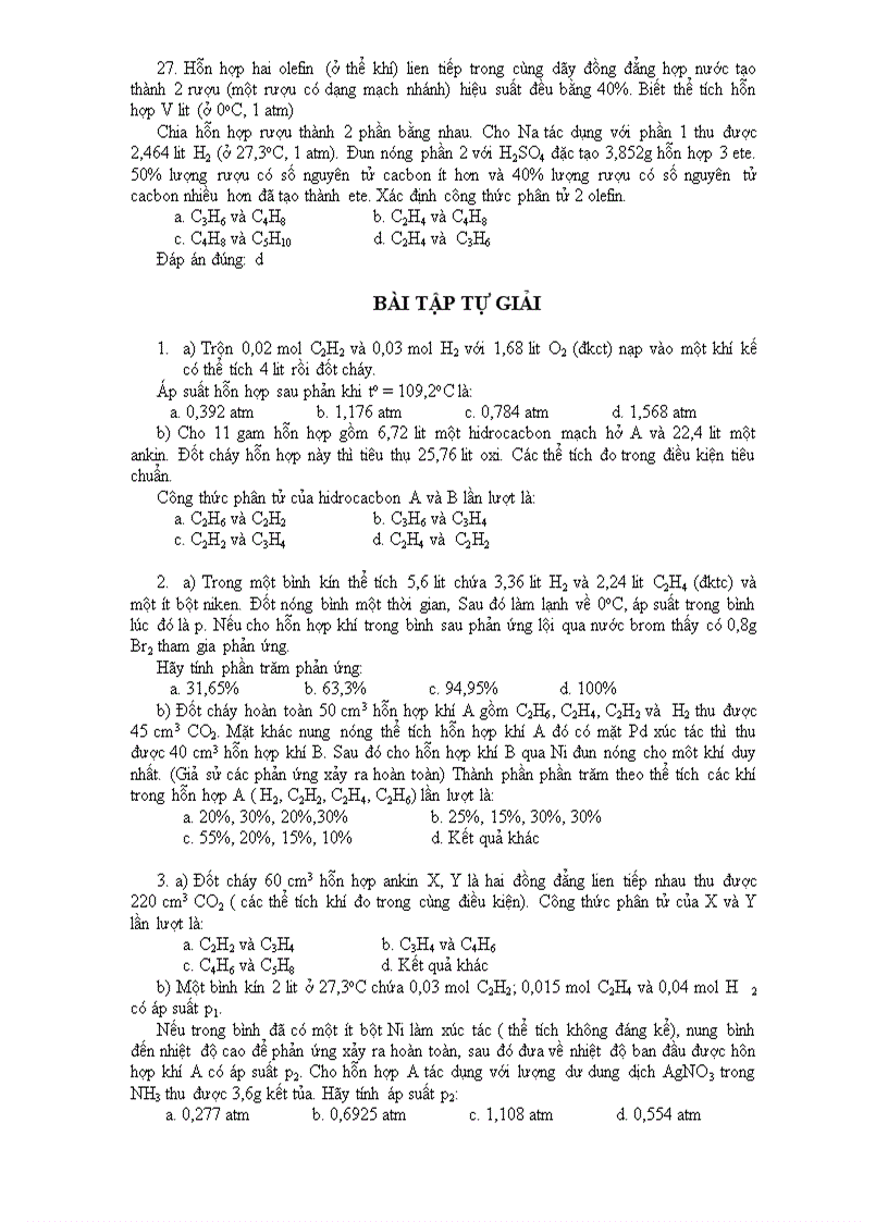 image for page Phân dạng toán hidrocacbon