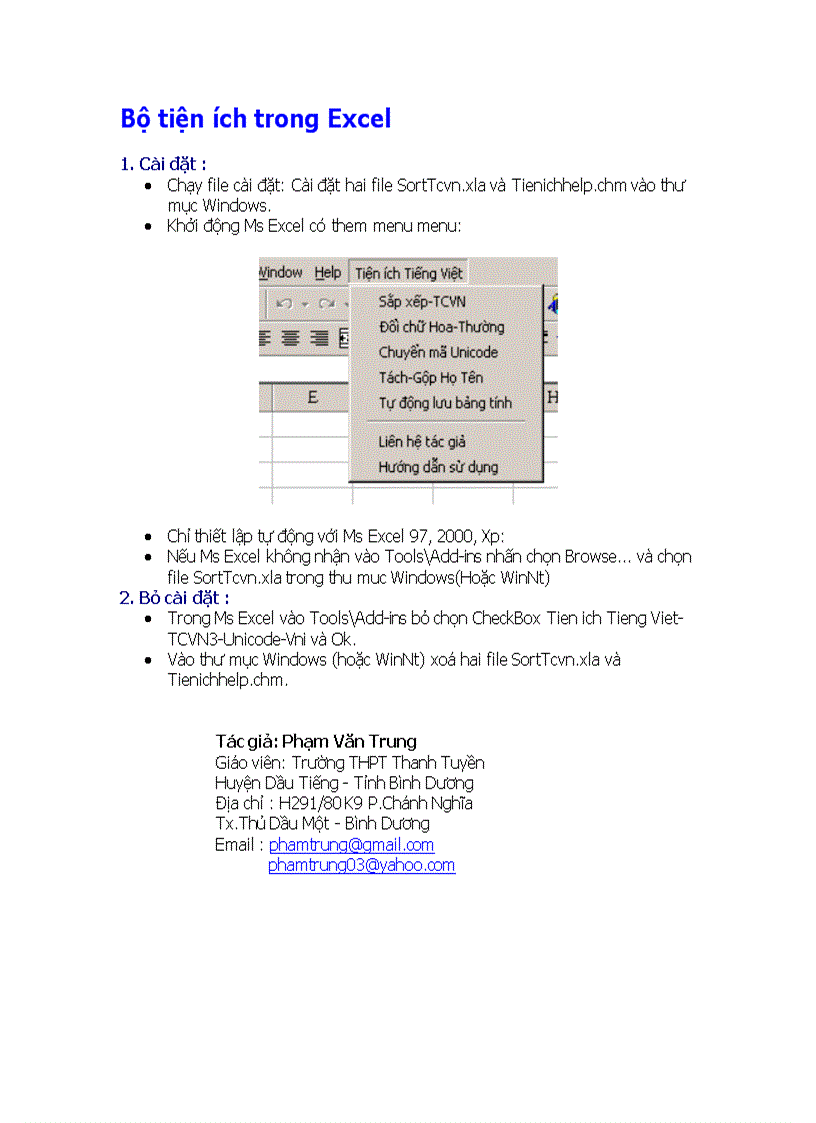 image for page Phần mềm tách tên trong excel