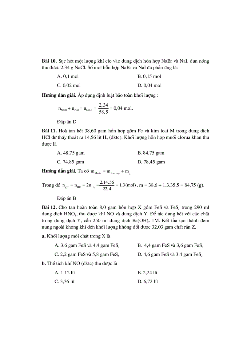 image for page Phương pháp giải nhanh hóa học