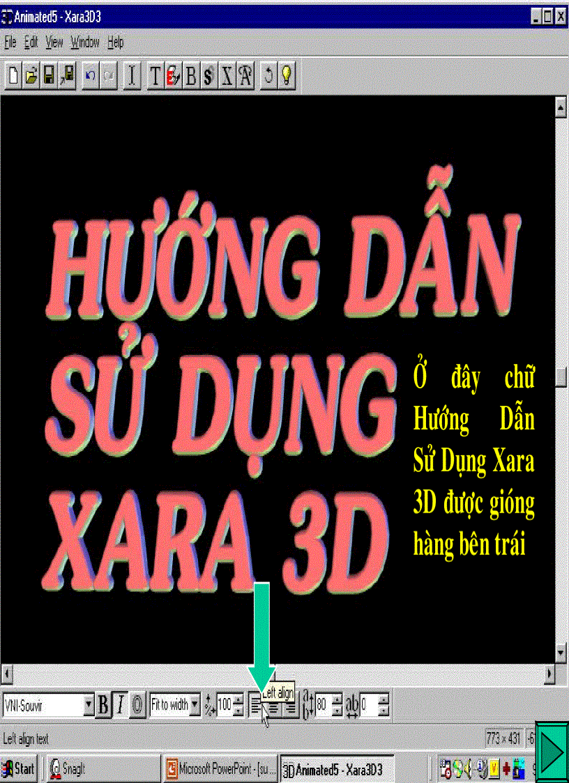 image for page Sử dụng xara 3D 3 0 1