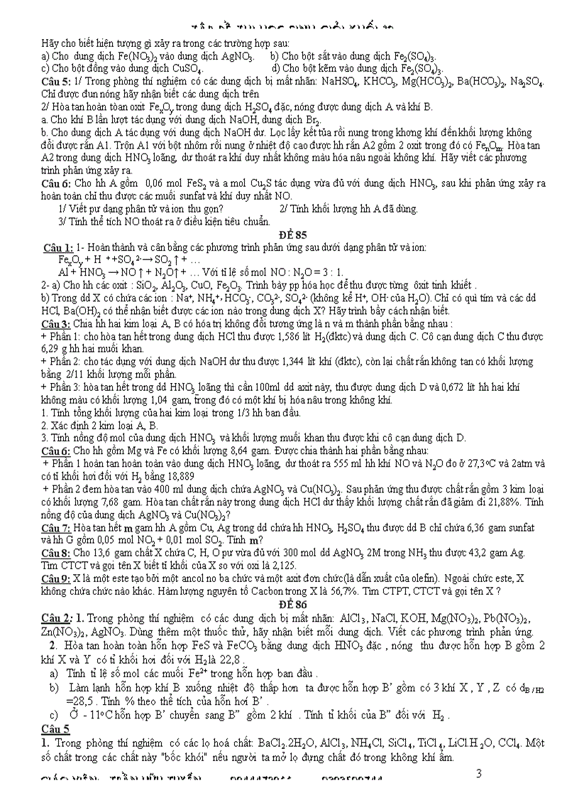 image for page Tập đề HSG khối 11 vô cơ