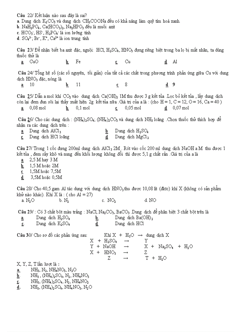 image for page Tham khảo Hóa 11 HK I 13