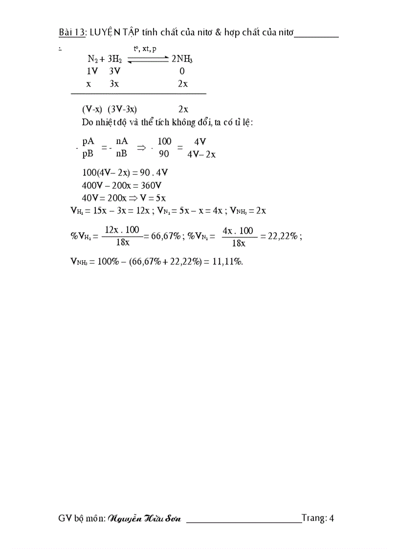 image for page Tính chất của Nito và hợp chất của nito