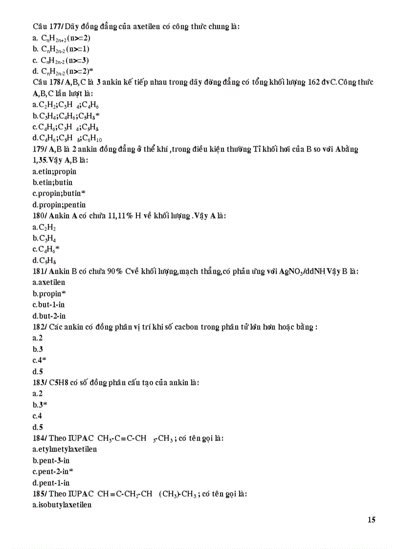 image for page Trac nghiem Hoa hoc 11