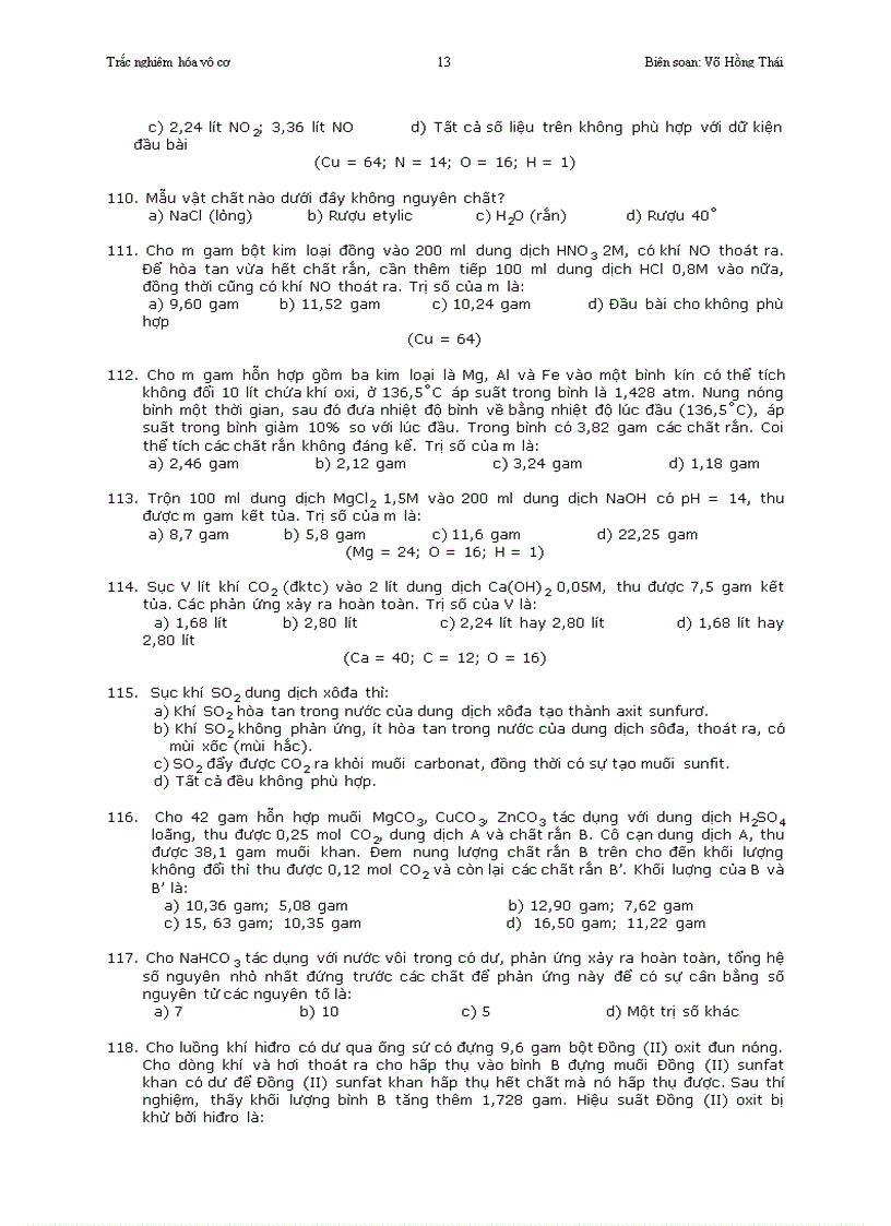 image for page Trắc nghiệm về hóa hữu cơ 3