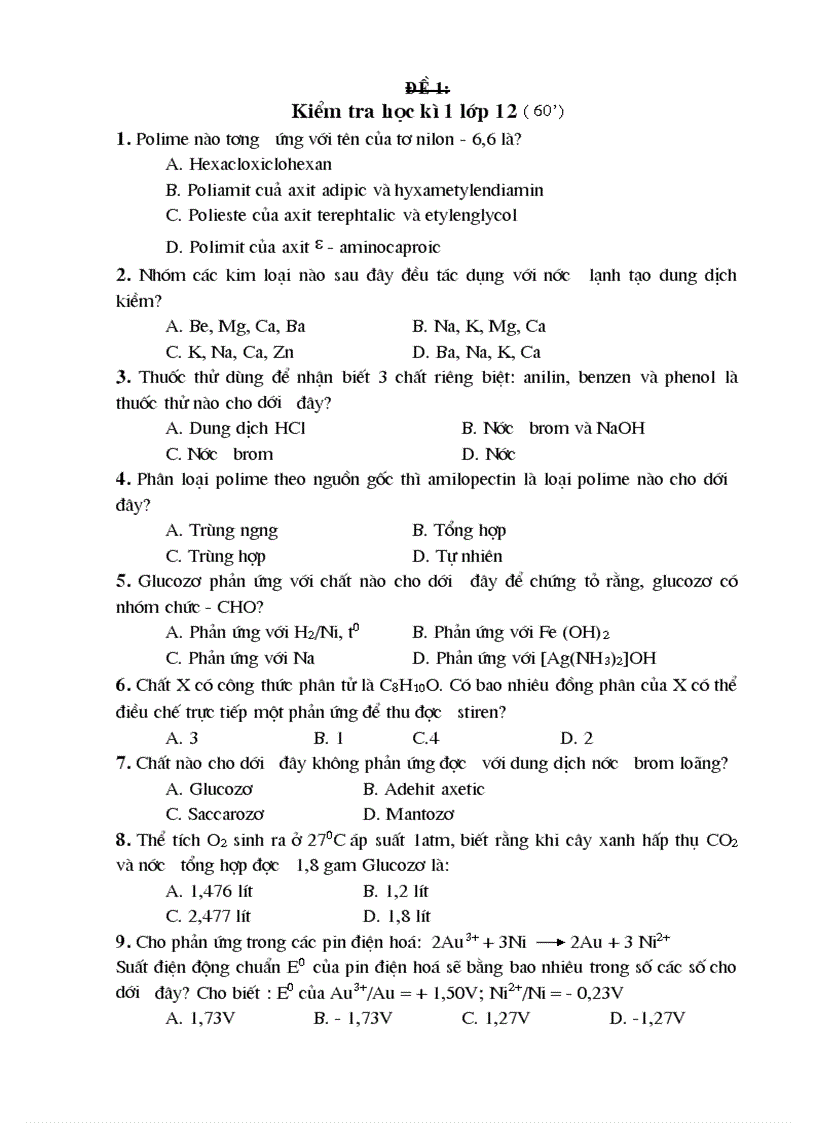 image for page Đề kiểm tra 1