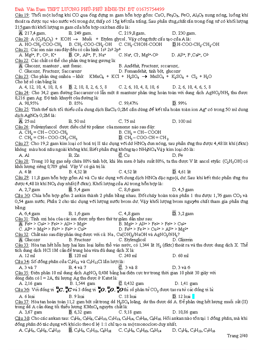 image for page 10 Đề Thi THử ĐH 2010