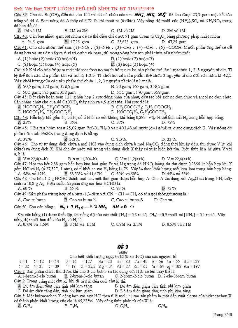 image for page 10 Đề Thi THử ĐH 2010