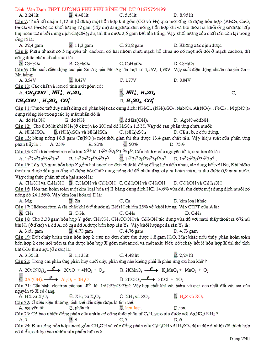 image for page 10 Đề Thi THử ĐH 2010