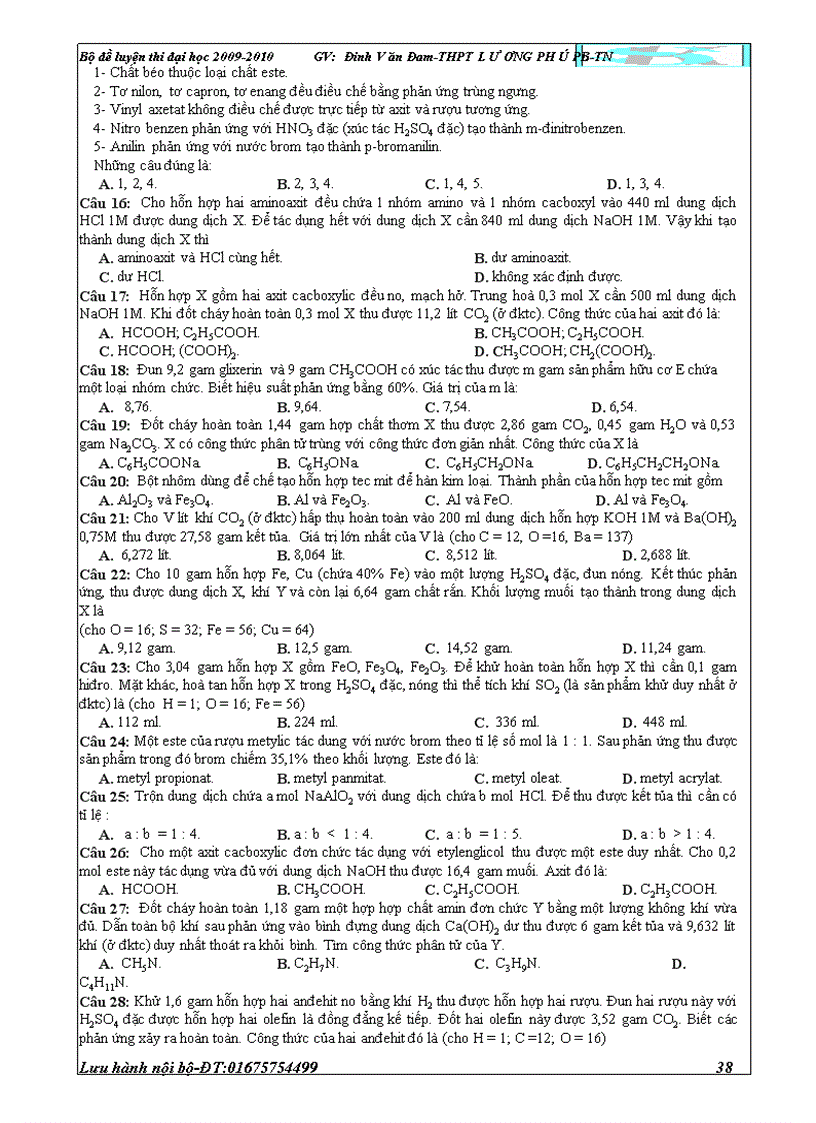 image for page 10 Đề Thi THử ĐH 2010