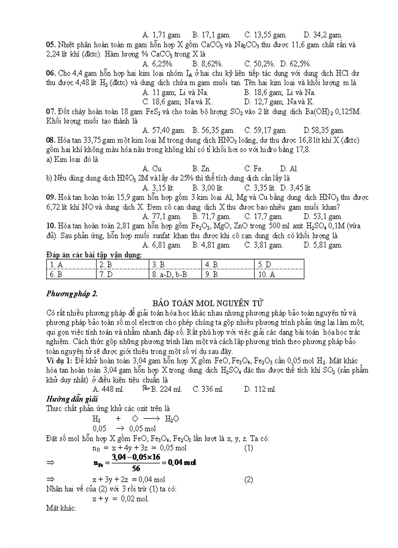 image for page 10 phương pháp giải môn hóa