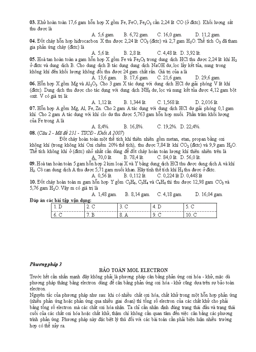 image for page 10 phương pháp giải môn hóa