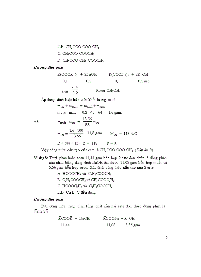 image for page 10 phương pháp giải nhanh TN môn Hóa