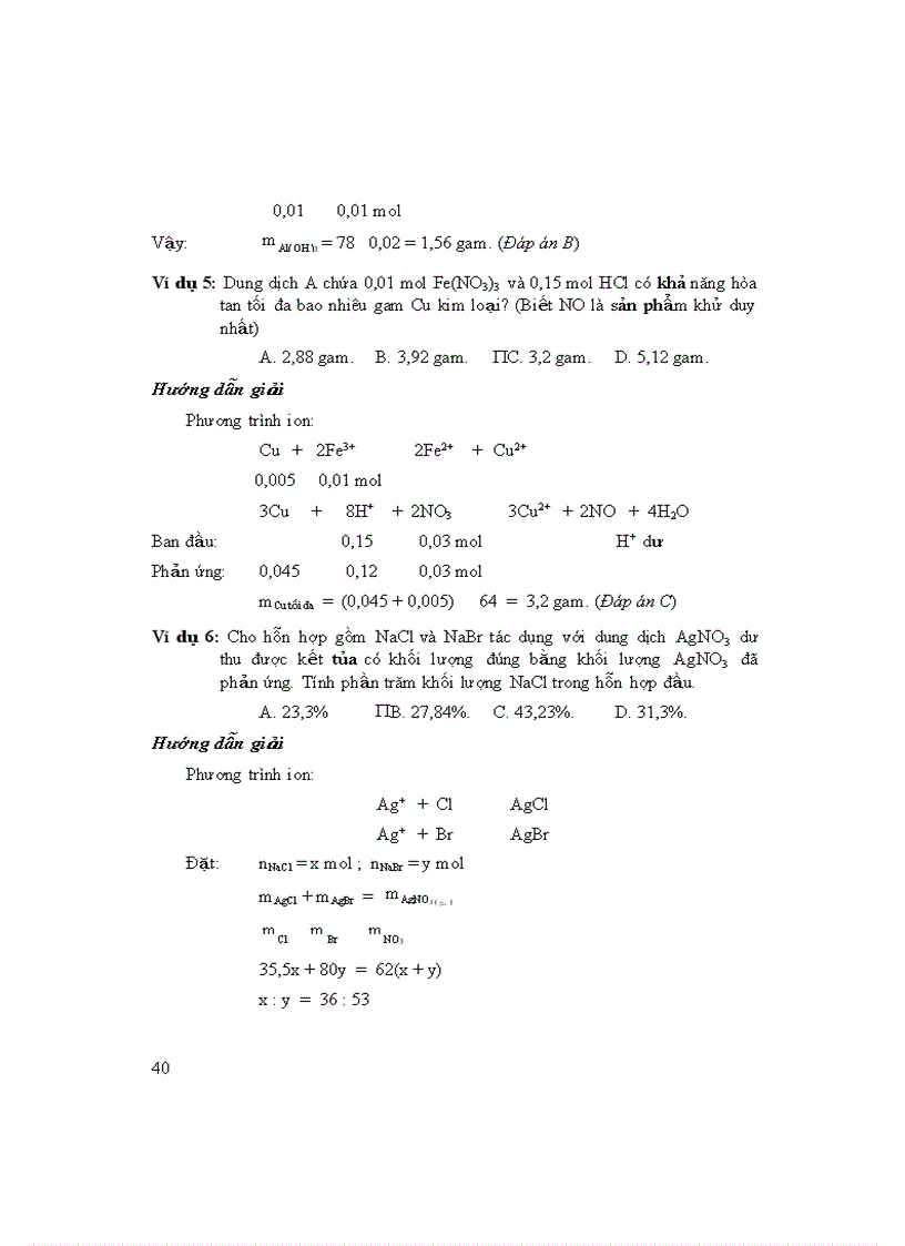 image for page 10 phương pháp giải nhanh TN môn Hóa