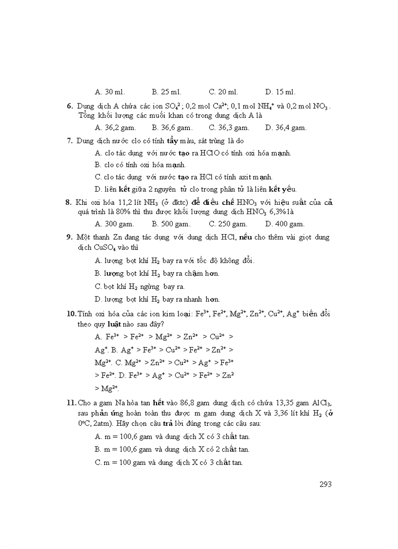image for page 10 phương pháp giải nhanh TN môn Hóa