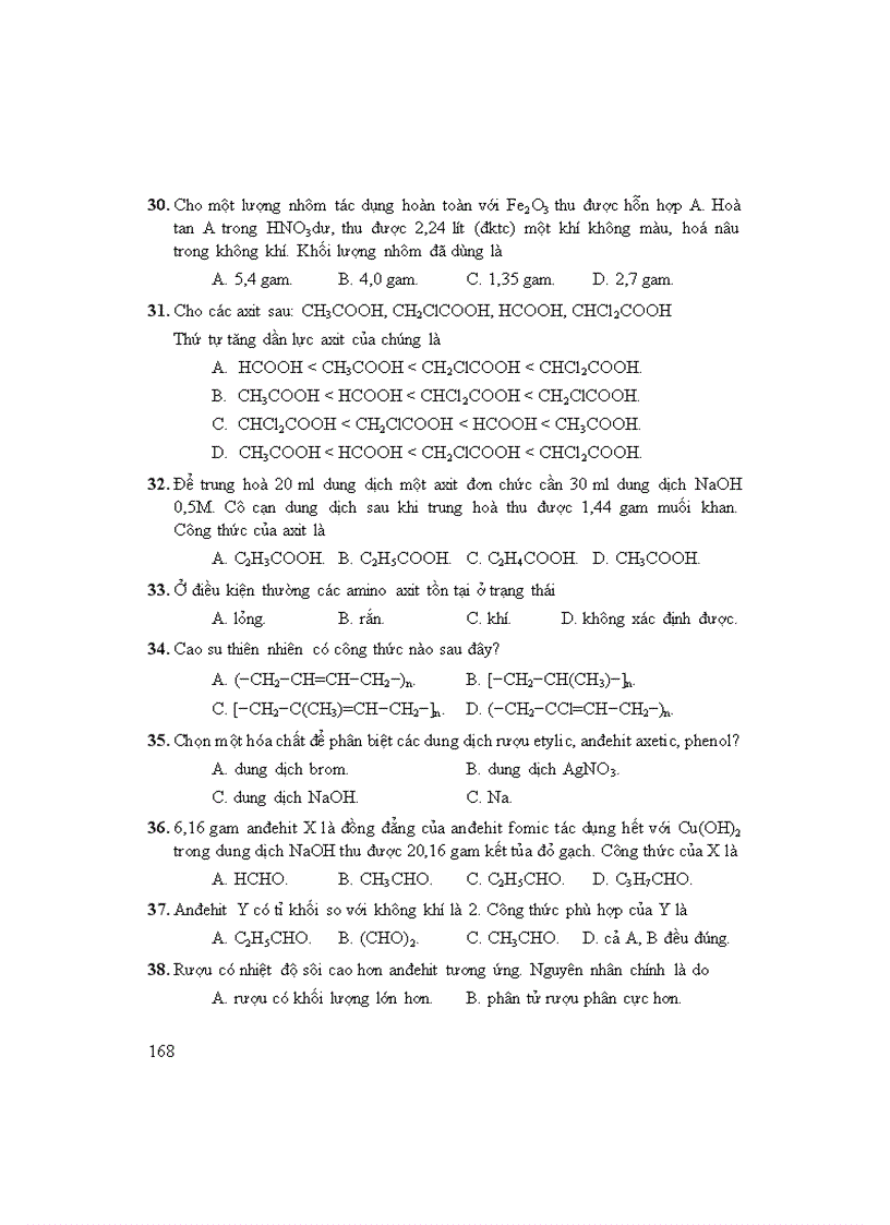 image for page 10 phương pháp giải nhanh trắc nghiệm hóa học và 25 đề thi thử tuyển sinh đại học và cao đẳng