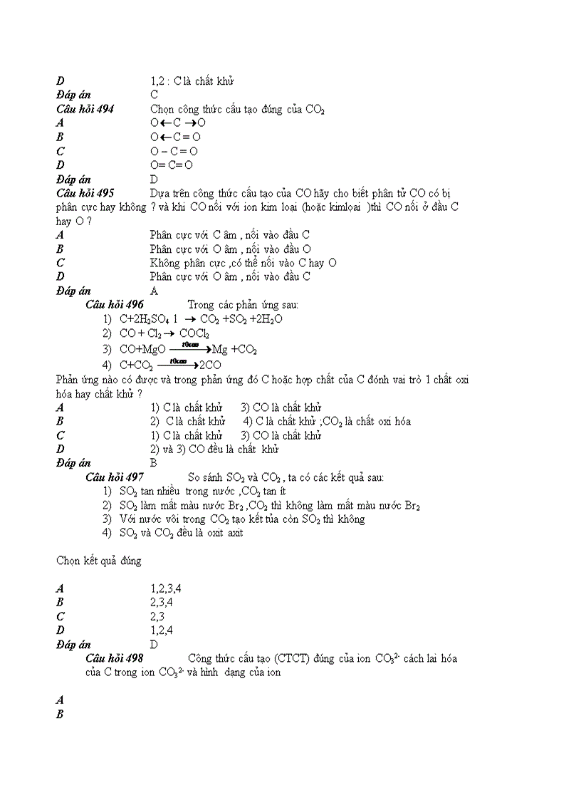 image for page 1000 câu hỏi trắc nghiệm Hóa Học