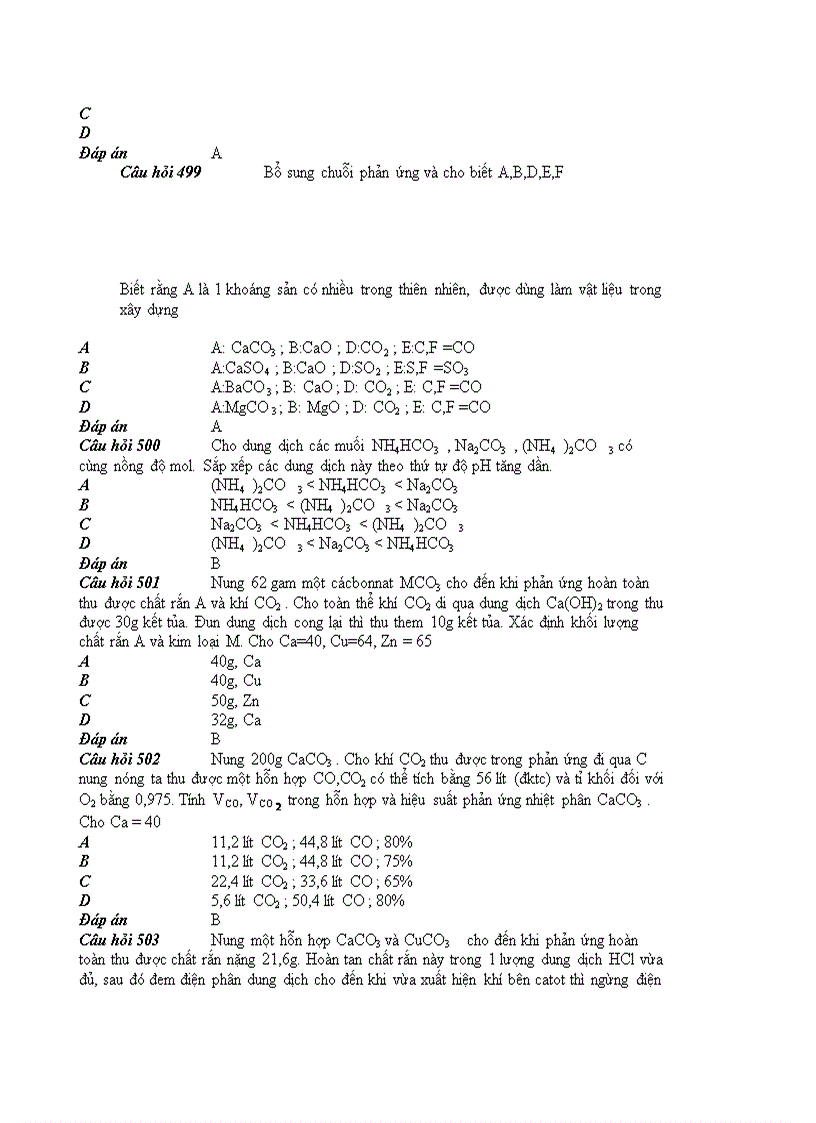 image for page 1000 câu hỏi trắc nghiệm Hóa Học