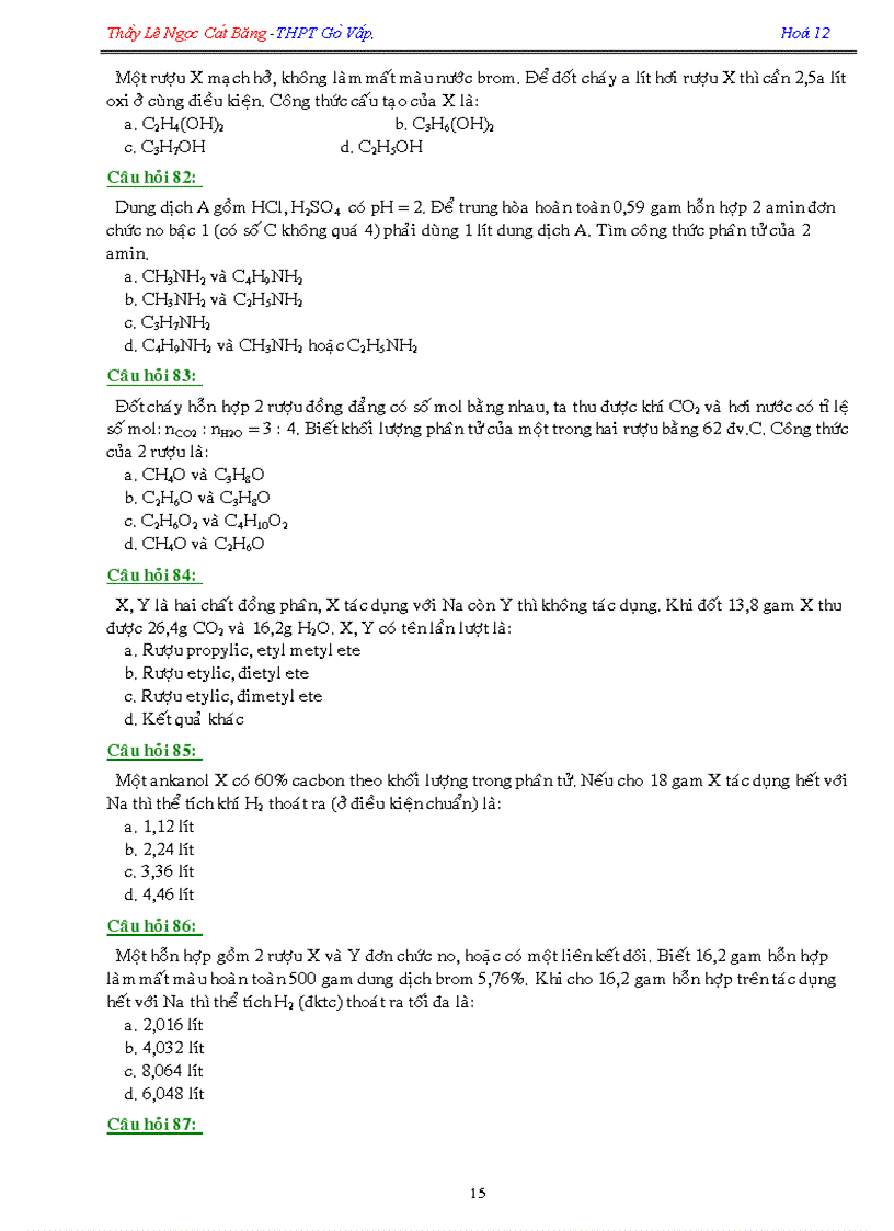 image for page 120 câu hỏi trắc nghiệm Hóa 12