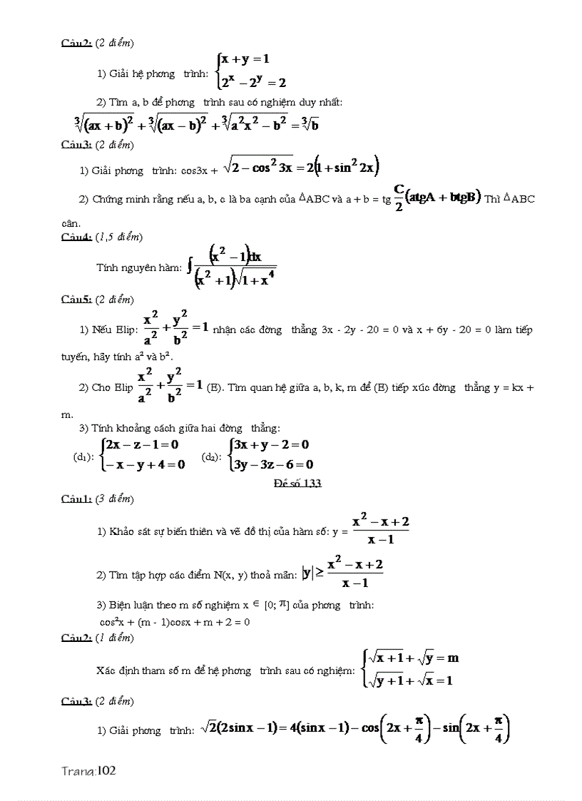 image for page 150 bo de toan thi tn cuc hay