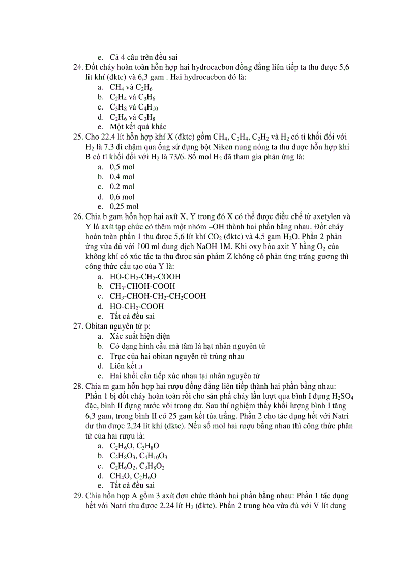 image for page 300 Câu hỏi hóa học