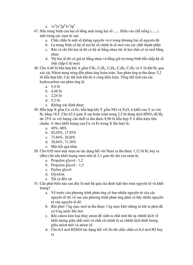 image for page 300 Câu hỏi hóa học