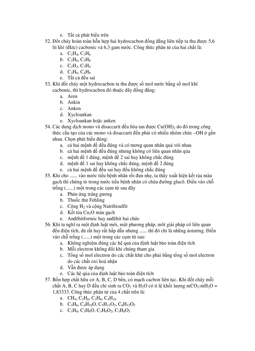 image for page 300 Câu hỏi hóa học