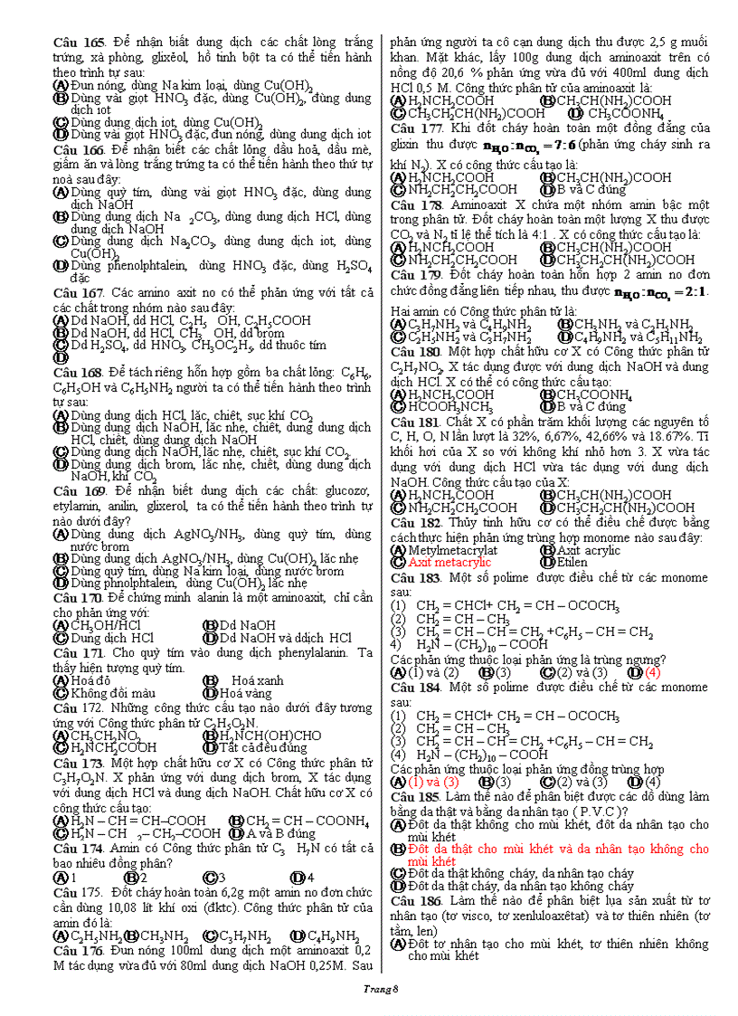 image for page 326 cau trac nghiem hoa hoc chupng 1 2 3