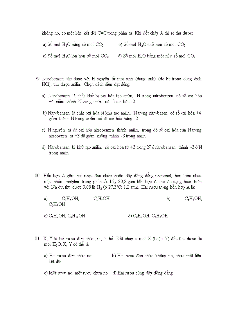 image for page 352 bai trac nghiem hoa huu co