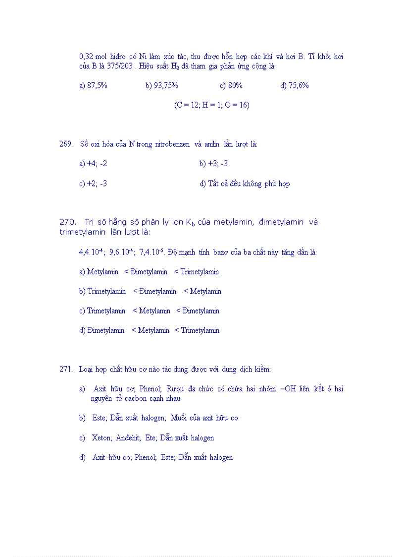 image for page 352 bai trac nghiem hoa huu co