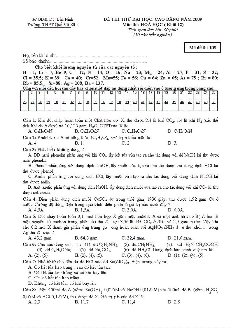 image for page 4 de thi thu DH va dap an hay