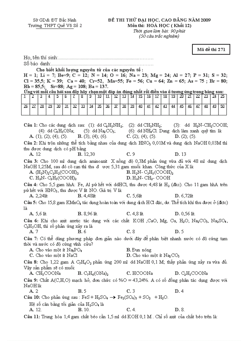 image for page 4 de thi thu DH va dap an hay