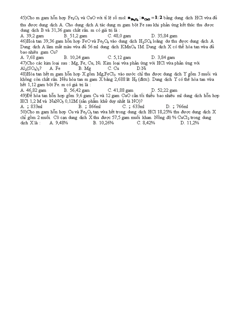 image for page 50 bài tập khó đại cương về kim loại