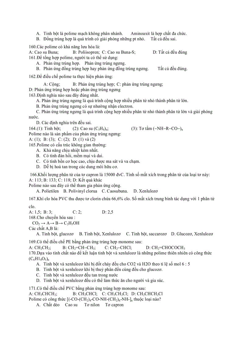 image for page 500 câu hỏi hóa học