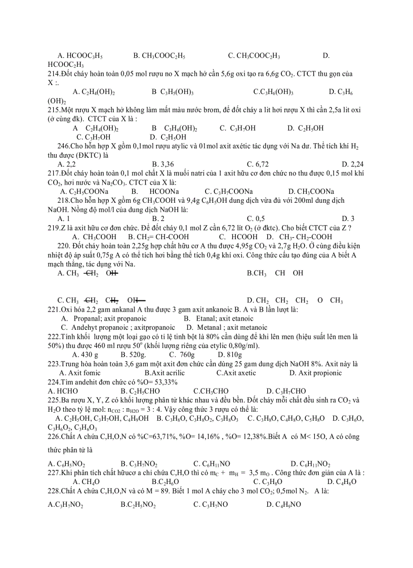 image for page 500 câu hỏi hóa học