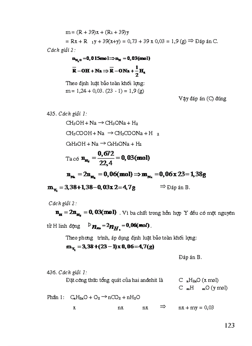 image for page 555 câu hỏi trắc nghiệm LTDH 1