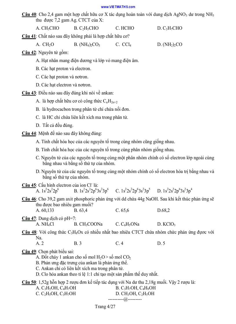 image for page 6 đề ôn thi ĐH môn Hóa