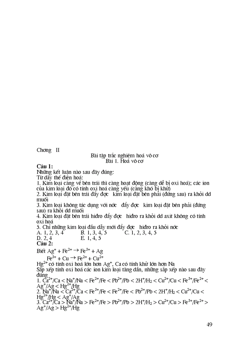 image for page 800 Cau hoi TN Hoa 12