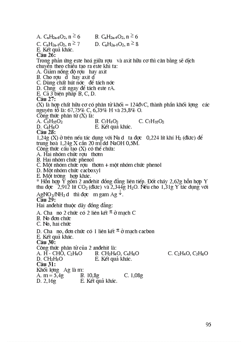 image for page 800 Cau hoi TN Hoa 12