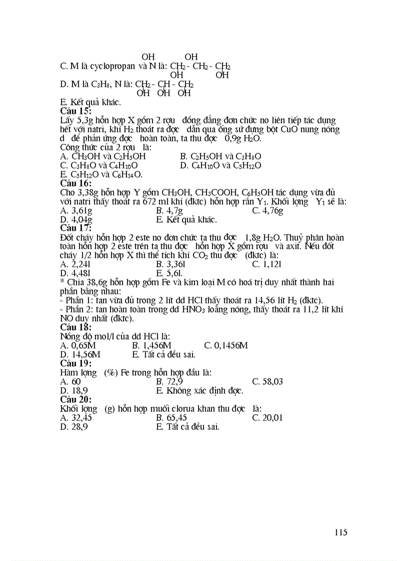 image for page 800 Cau hoi TN Hoa 12