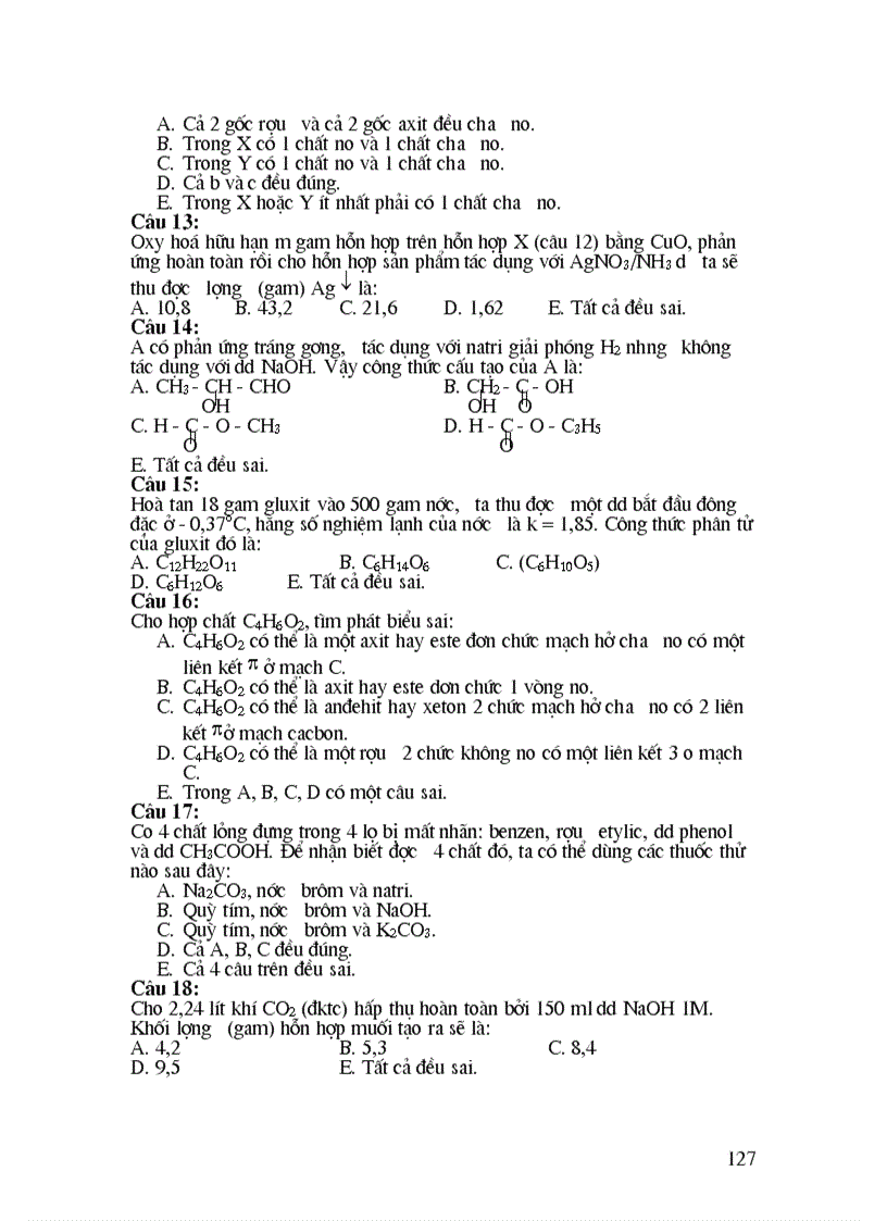 image for page 800 Cau hoi TN Hoa 12