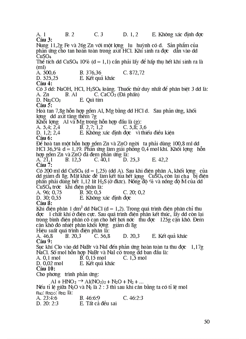 image for page 800 câu TN lớp 12 cực hay