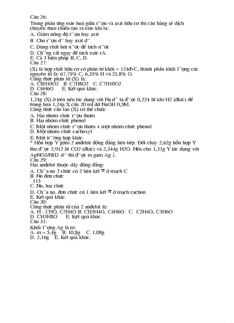 image for page 800 câu trắc nghiệm hóa học