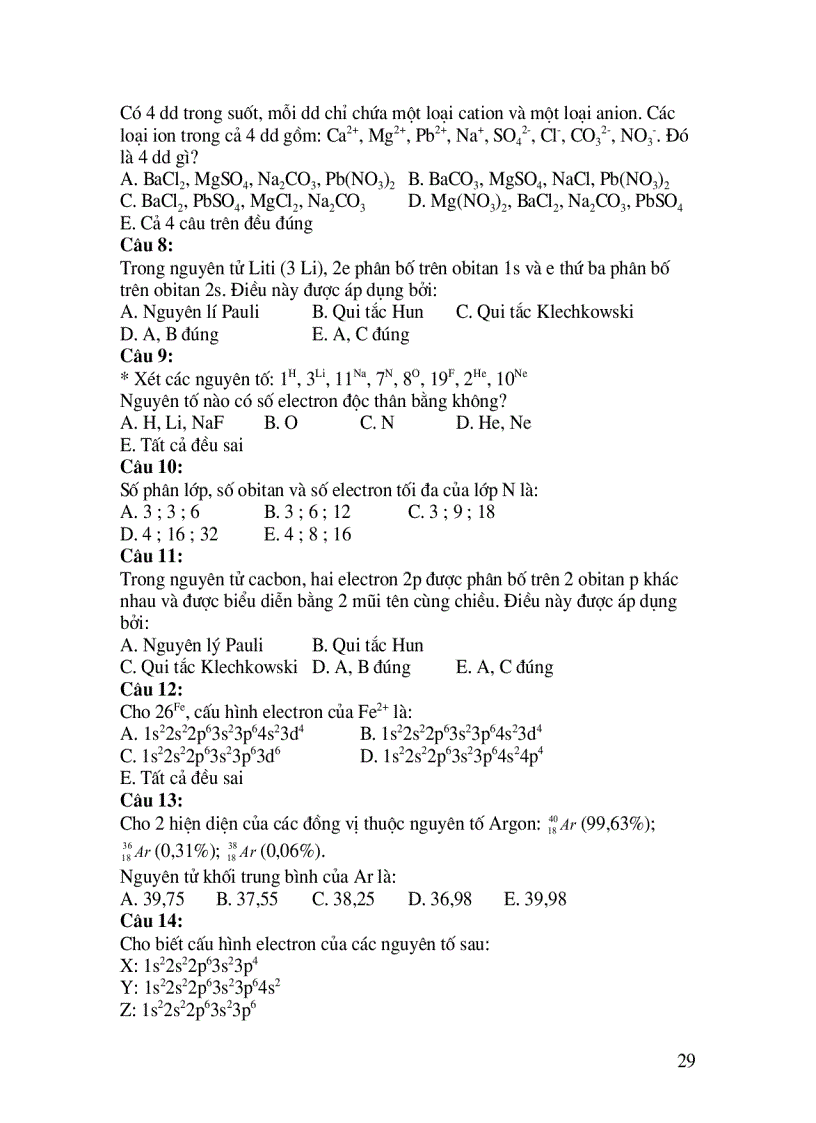 image for page 800 câu trắc nghiệm hóa