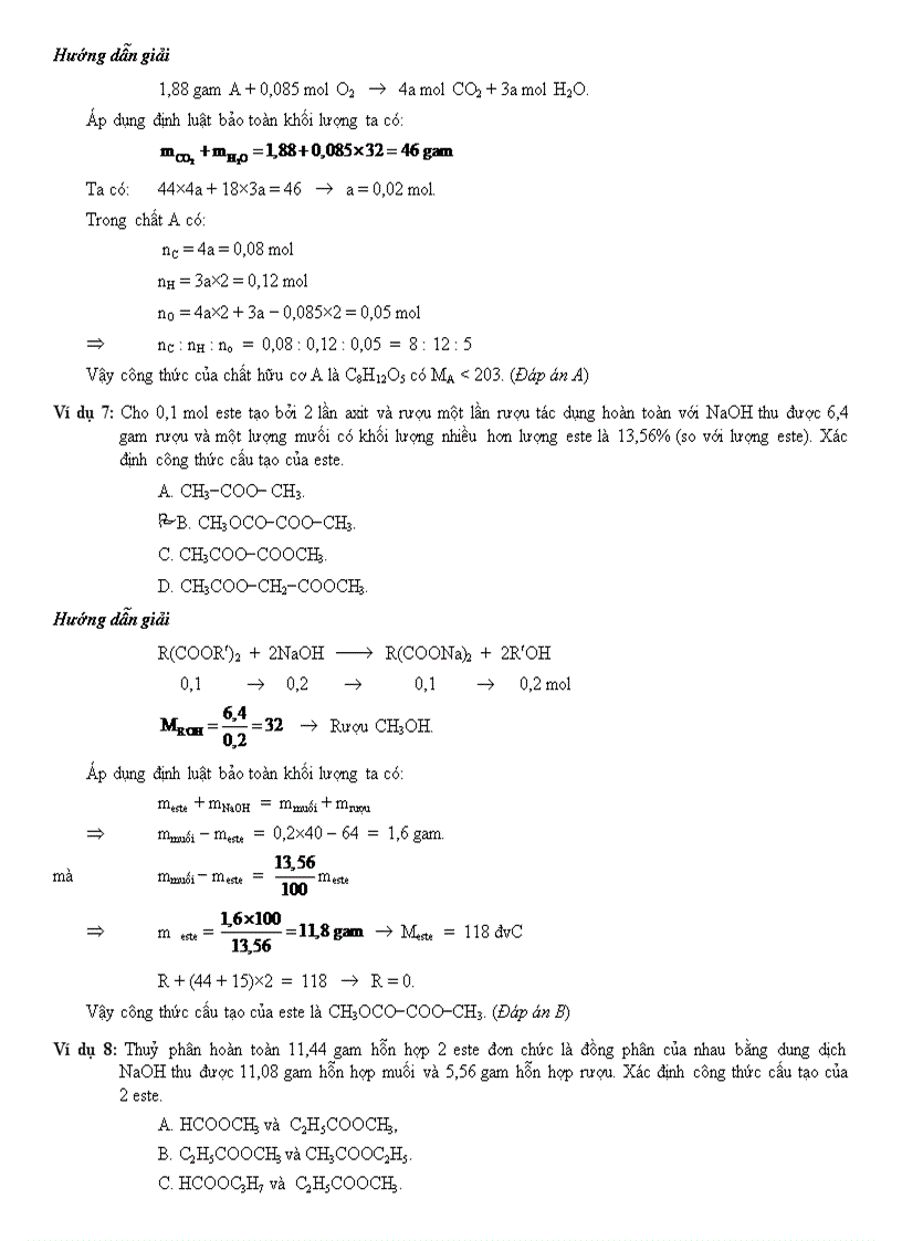 image for page Áp dụng định luật bảo toàn khối lượng